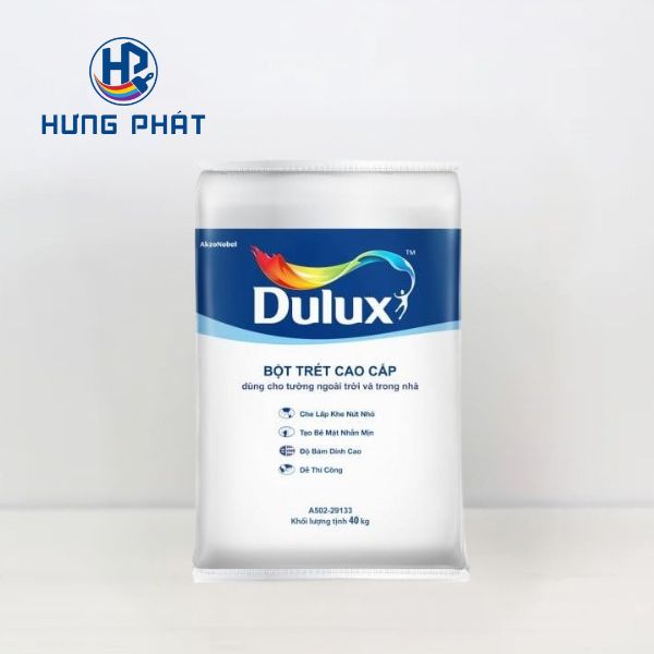 Bột trét tường Dulux nội & ngoại thất cao cấp A502 Bột trét tường Dulux nội & ngoại thất cao cấp A502