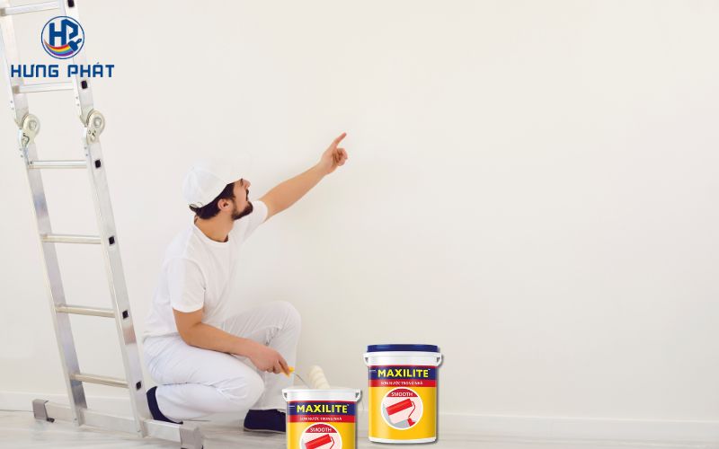 Sơn nước nội thất kinh tế Maxilite Smooth bề mặt nhẵn mịn Sơn nước nội thất kinh tế Maxilite Smooth bề mặt nhẵn mịn