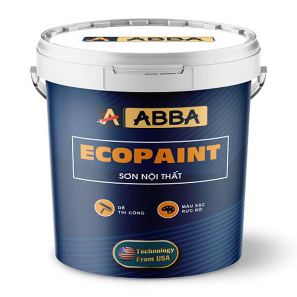 Sơn nội thất ABBA Ecopaint: 

Sơn nội thất ABBA Ecopaint không chỉ mang lại một lớp áo mới cho ngôi nhà của bạn mà còn bảo vệ bề mặt tránh được các vấn đề về thấm nước. Sơn được làm từ các thành phần tự nhiên và có tác dụng kháng khuẩn, đảm bảo cho không gian sống của bạn luôn sạch sẽ và an toàn.