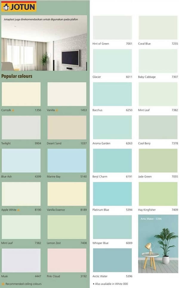 Bảng màu Jotun Jotaplast