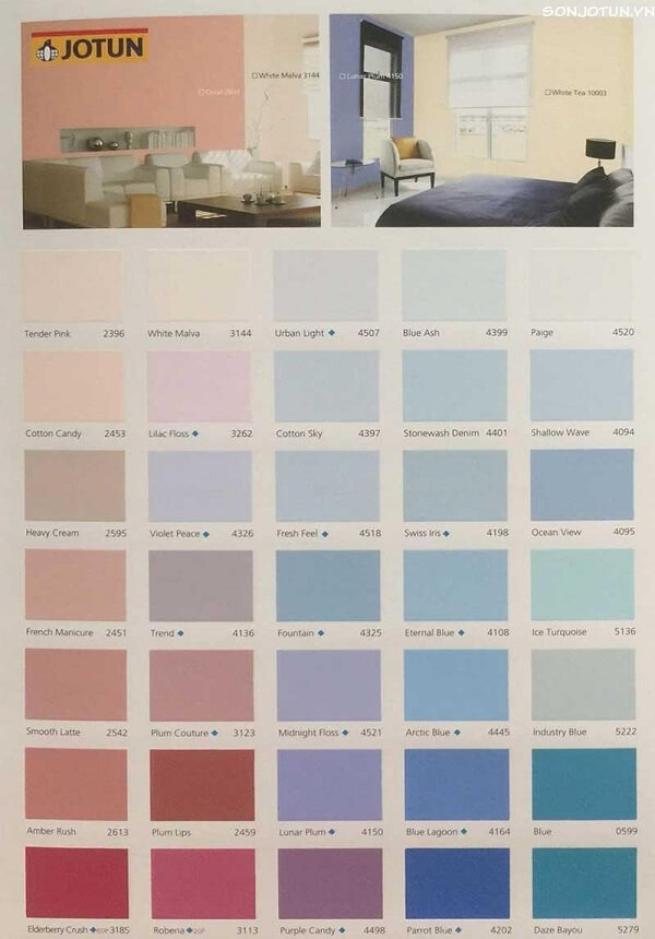 Màu sơn Jotun Essence ngoài trời