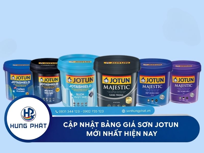Bảng giá sơn Jotun chính hãng mới nhất [Tháng 5/2026]