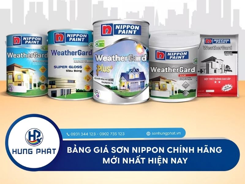 Bảng báo giá sơn Nippon chính hãng [Tháng 5/2026]