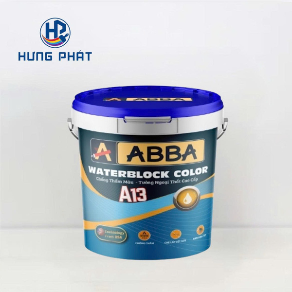 Sơn chống thấm ngoại thất ABBA Waterblock Color A13 Sơn chống thấm ngoại thất ABBA Waterblock Color A13