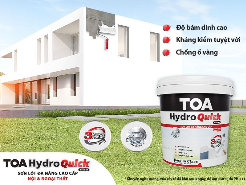 Ưu điểm của sơn TOA so với các thương hiệu khác