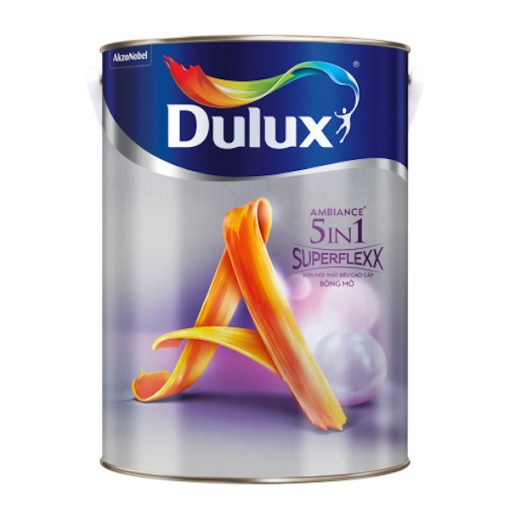 Sơn nội thất siêu cao cấp Dulux 5in1 Superflexx Z611 bóng mờ