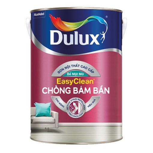  Sơn nội thất cao cấp Dulux EasyClean chống bám bẩn bề mặt mờ Z966