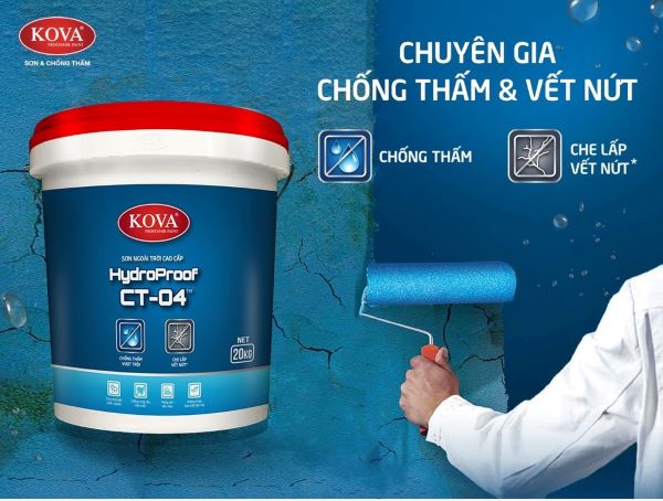 Cách pha sơn chống thấm ngoại thất CT-04 Cách pha sơn chống thấm ngoại thất CT-04