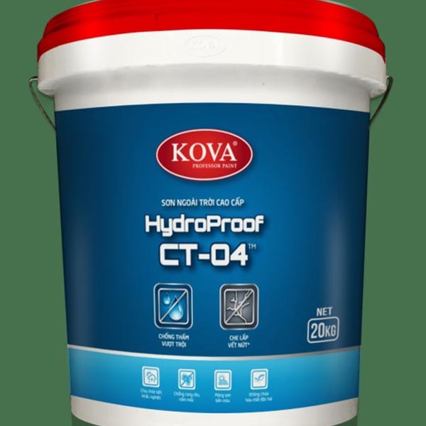 Sơn ngoài trời cao cấp KOVA HydroProof CT-04 chính hãng Sơn ngoài trời cao cấp KOVA HydroProof CT-04 chính hãng