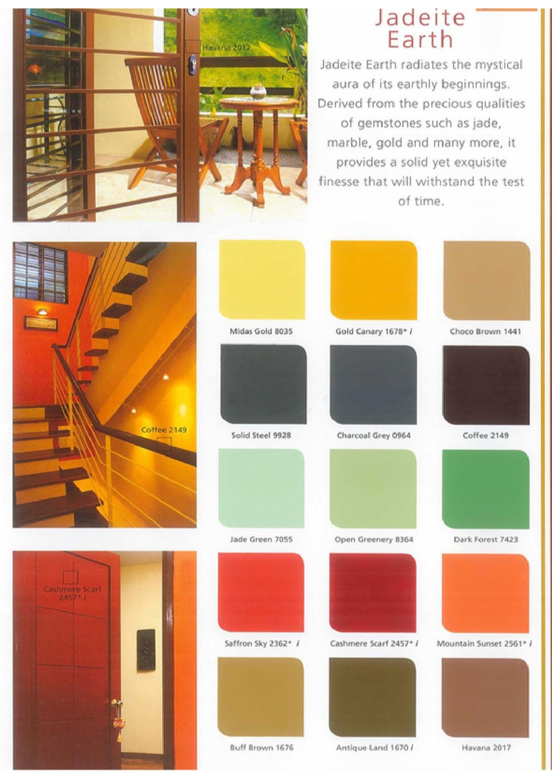 Bảng màu sơn dầu chuyên dùng cho các chi tiết kim loại, gỗ, thép,...