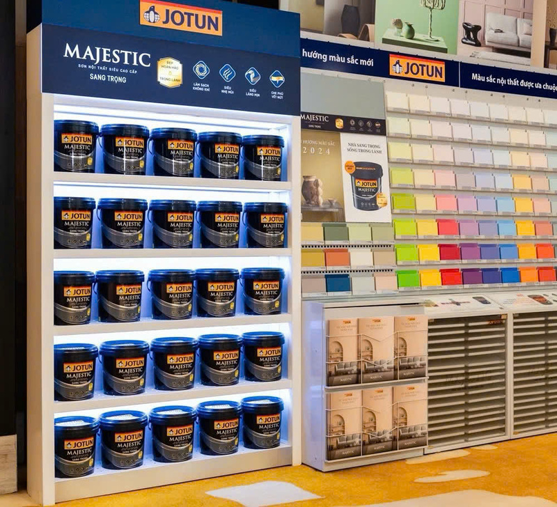 Bảng màu sơn Jotun trong nhà hiện đại Bảng màu sơn Jotun trong nhà hiện đại