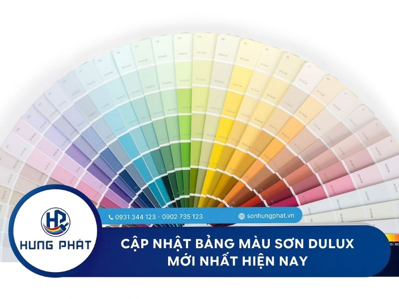Cập nhật bảng màu sơn Dulux mới nhất 2026