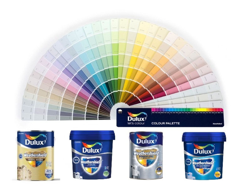 Khám phá bảng màu sơn Dulux Weathershield ngoài trời đầy đủ