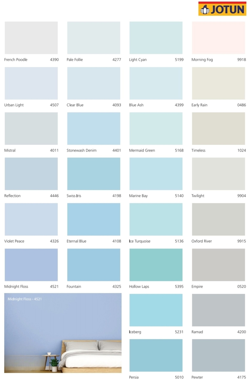 Bảng màu Jotaplast tông trầm ấm áp Bảng màu Jotaplast tông trầm ấm áp