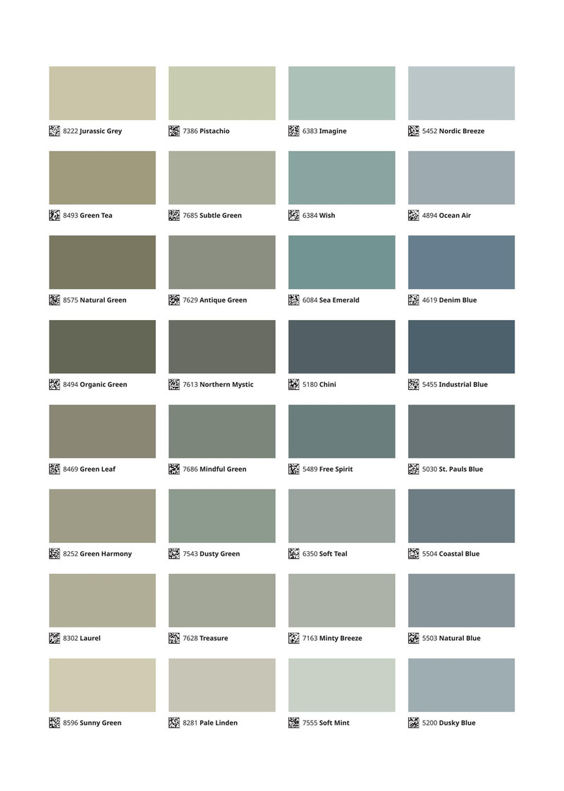 Bảng màu sơn nội thất Jotun đẹp, sang trọng