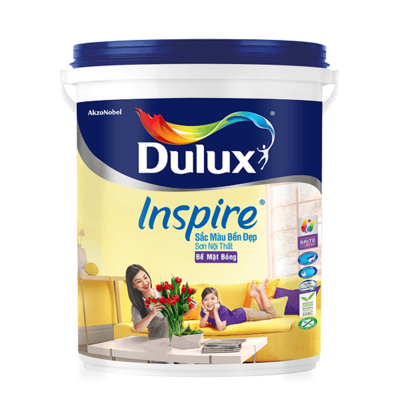 Sơn nội thất Dulux Inspire bền màu, bám dính tốt