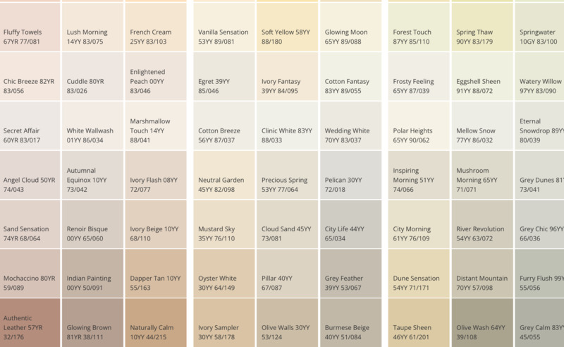 Nhóm màu trung tính sáng tạo, dễ phối với nội thất