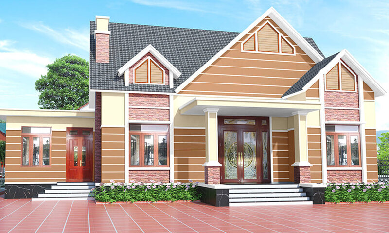 Phối màu theo phong cách kiến trúc mang lại sắc thái riêng cho cả công trình Phối màu theo phong cách kiến trúc mang lại sắc thái riêng cho cả công trình