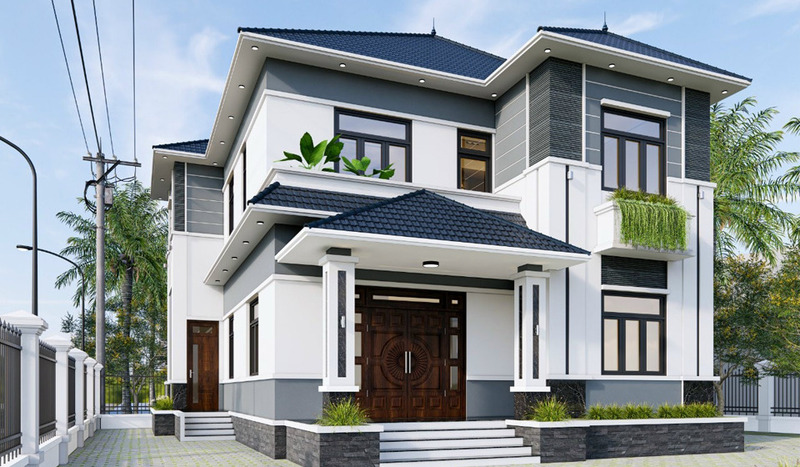 Phối màu theo xu hướng thiết kế ngoại thất 2025 Phối màu theo xu hướng thiết kế ngoại thất 2025