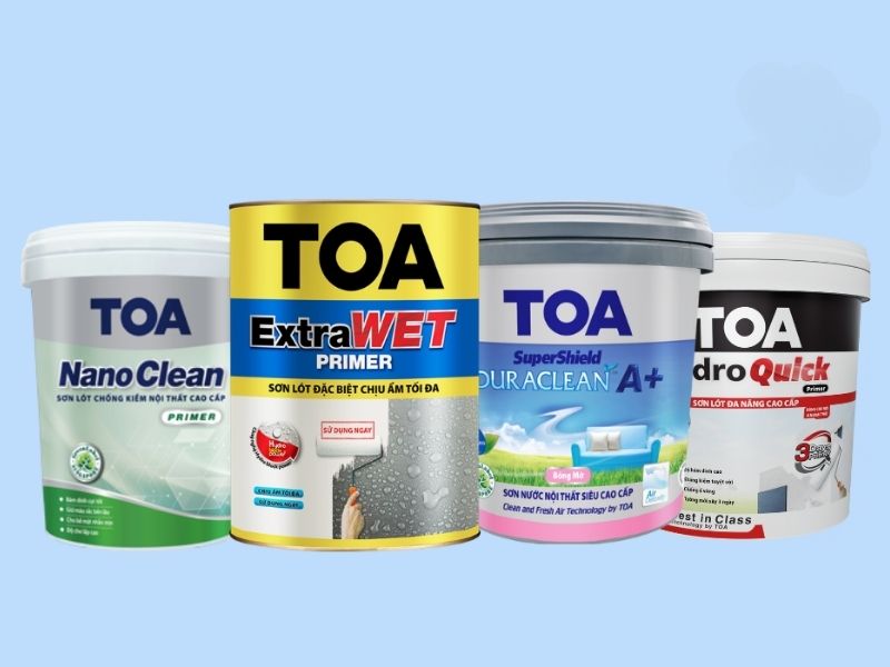 Sơn TOA an toàn, màu sắc đa dạng