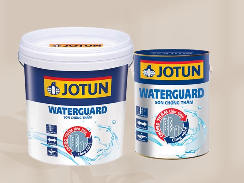 Báo giá sơn chống thấm Jotun Waterguard phụ thuộc vào quy cách đóng gói