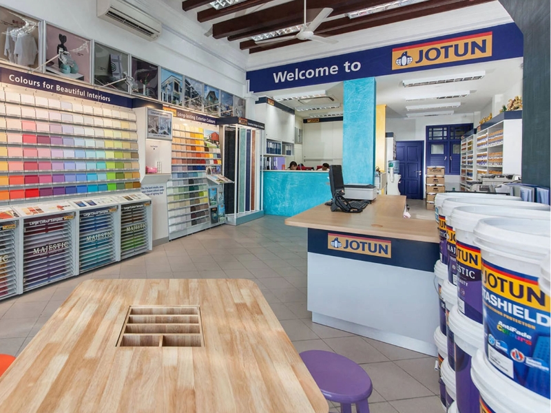 Các dòng sơn Jotun mang lại bề mặt láng mịn và vẻ đẹp sang trọng