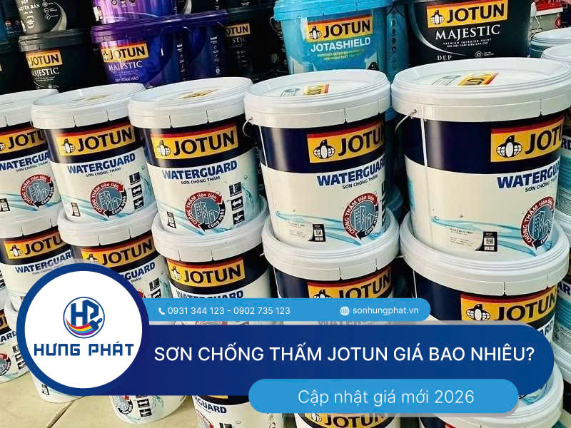 Sơn chống thấm Jotun giá bao nhiêu? Cập nhật bảng giá mới nhất