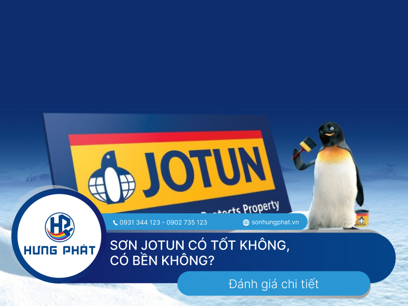 Sơn Jotun có tốt không là câu hỏi luôn được nhiều người dùng quan tâm