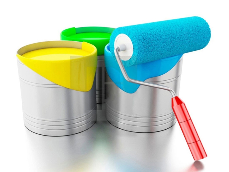 Đối với sơn ngoại thất nên pha nước trong khoảng 5% - 10% thể tích thùng sơn