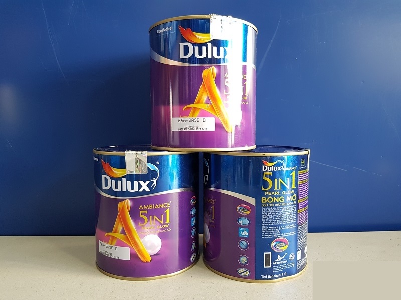 Sơn nội thất cao cấp Dulux Ambiance 5in1 có độ che phủ tốt Sơn nội thất cao cấp Dulux Ambiance 5in1 có độ che phủ tốt