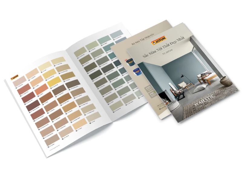 Catalogue sơn Jotun Majestic có nhiều gam màu mang lại vẻ đẹp sang trọng Catalogue sơn Jotun Majestic có nhiều gam màu mang lại vẻ đẹp sang trọng