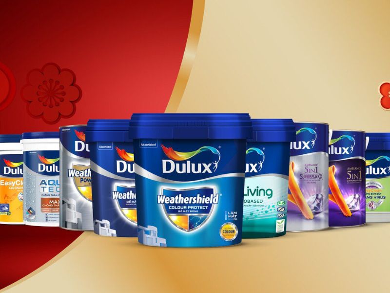 Thương hiệu sơn hàng đầu Dulux thuộc sở hữu của tập đoàn AkzoNobel Thương hiệu sơn hàng đầu Dulux thuộc sở hữu của tập đoàn AkzoNobel