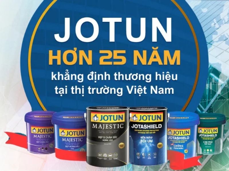 Thương hiệu sơn hàng đầu thế giới Jotun đến từ Na Uy Thương hiệu sơn hàng đầu thế giới Jotun đến từ Na Uy