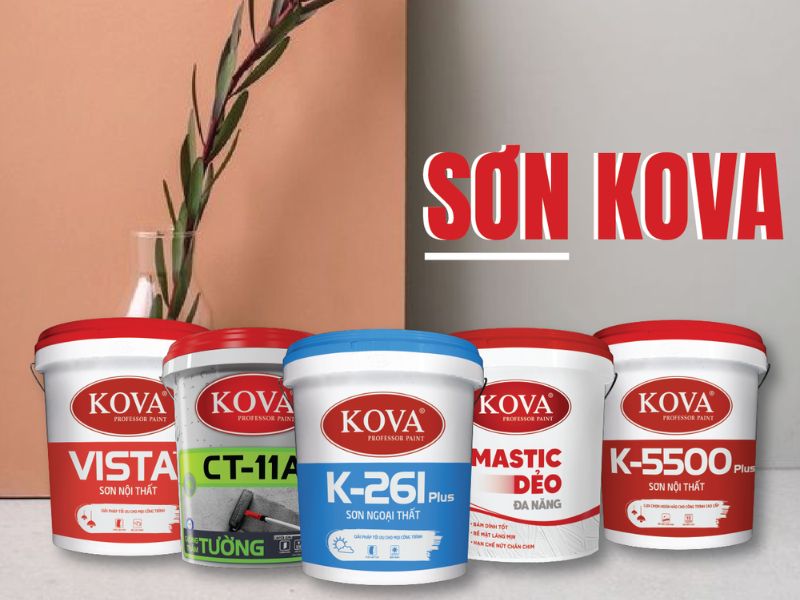 KOVA - Thương hiệu sơn nước và chống thấm hàng đầu Việt Nam KOVA - Thương hiệu sơn nước và chống thấm hàng đầu Việt Nam
