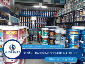 So sánh các dòng sơn Essence của Jotun chi tiết và đầy đủ nhất