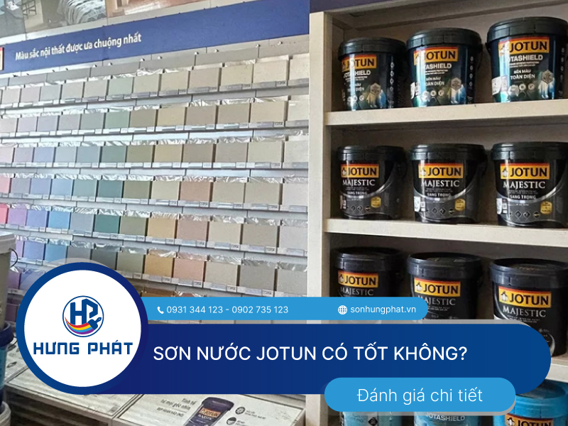 Sơn nước Jotun có tốt không? Đánh giá chi tiết