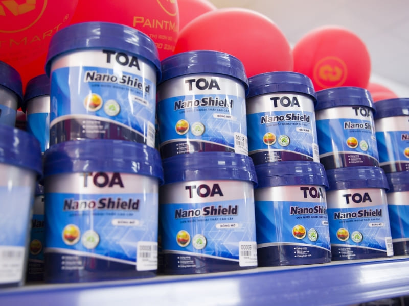 Các sản phẩm của sơn TOA luôn đạt tiêu chuẩn kiểm định chất lượng quốc tế