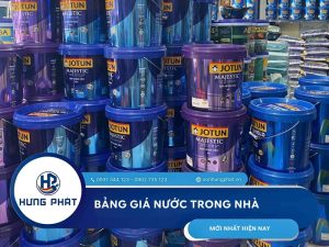 Cập nhật bảng giá nước trong nhà mới nhất hiện nay