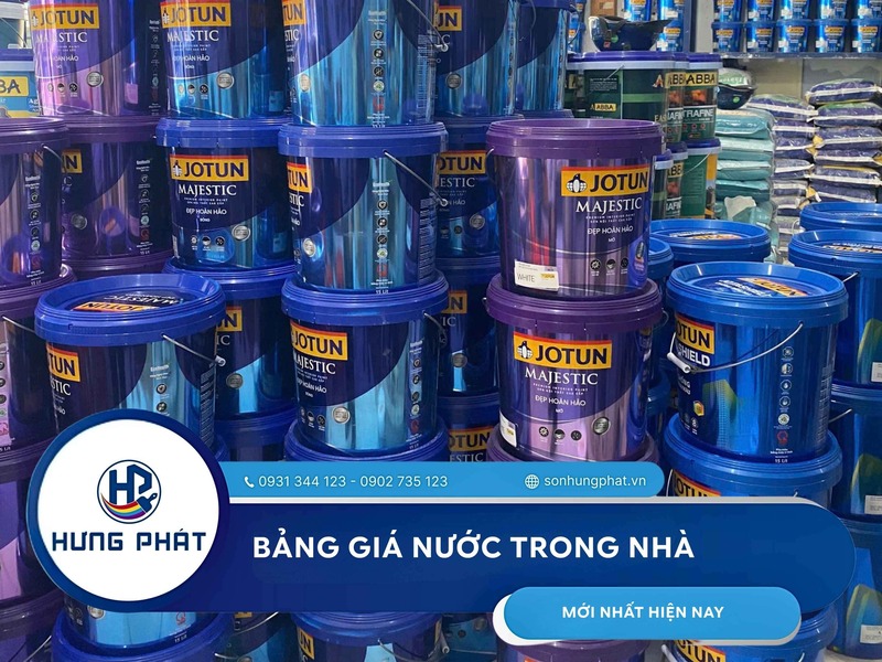 Cập nhật bảng giá nước trong nhà mới nhất hiện nay