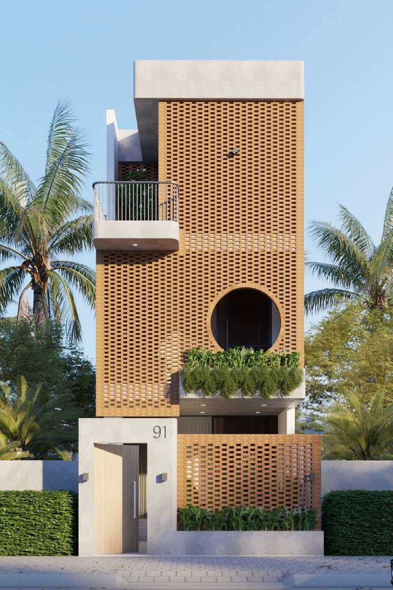 Màu vàng kem tạo cảm giác dễ chịu và giúp ngôi nhà luôn tràn đầy năng lượng