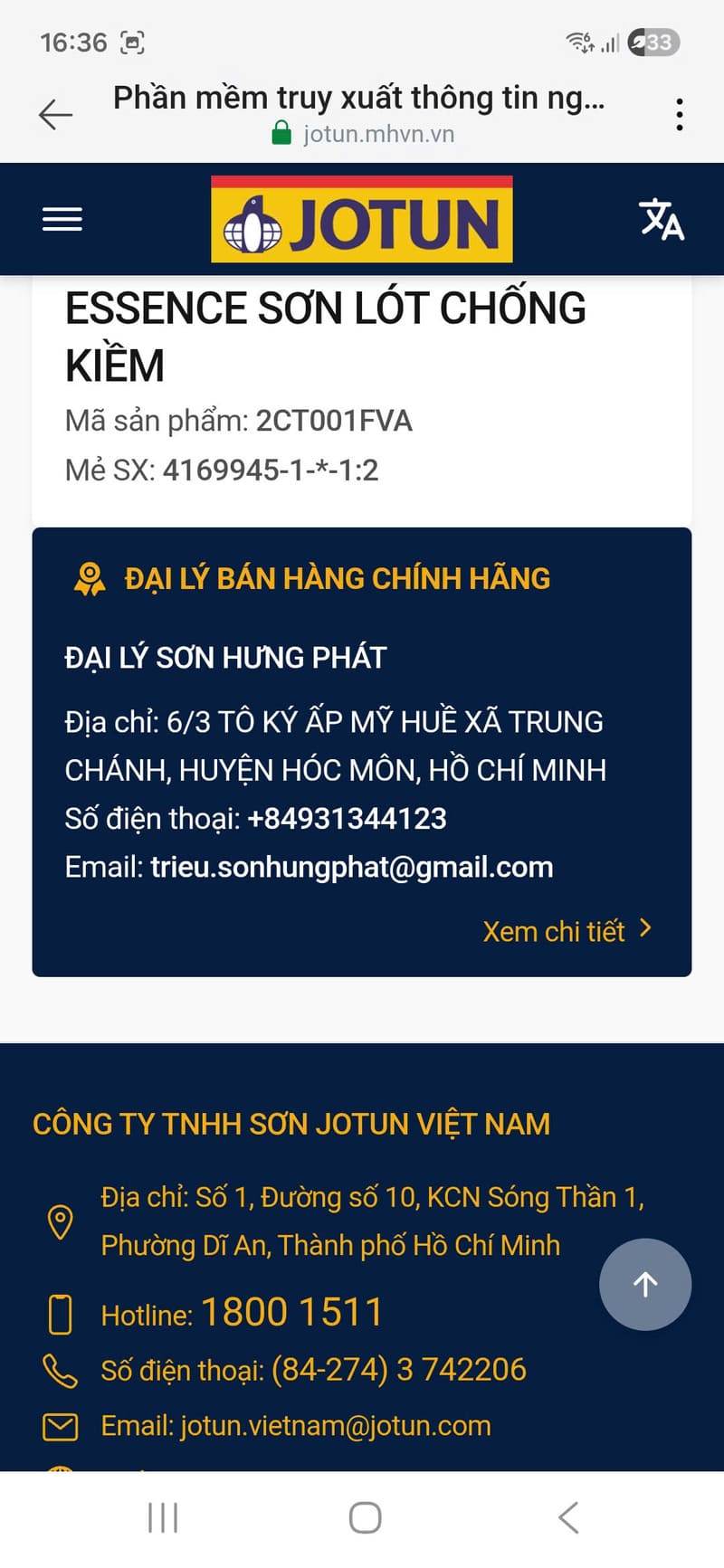 Xác minh nguồn gốc sơn chính hãng nhanh chóng qua mã QR in trực tiếp trên thùng sơn