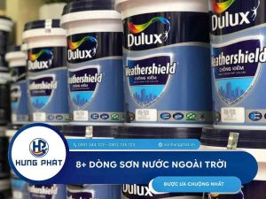 Các dòng sơn nước ngoài trời được ưa chuộng nhất hiện nay
