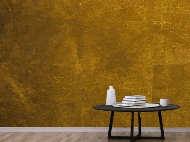 Vàng ánh kim đậm tạo nên vẻ ngoài lộng lẫy cho những công trình kiến trúc cổ điển