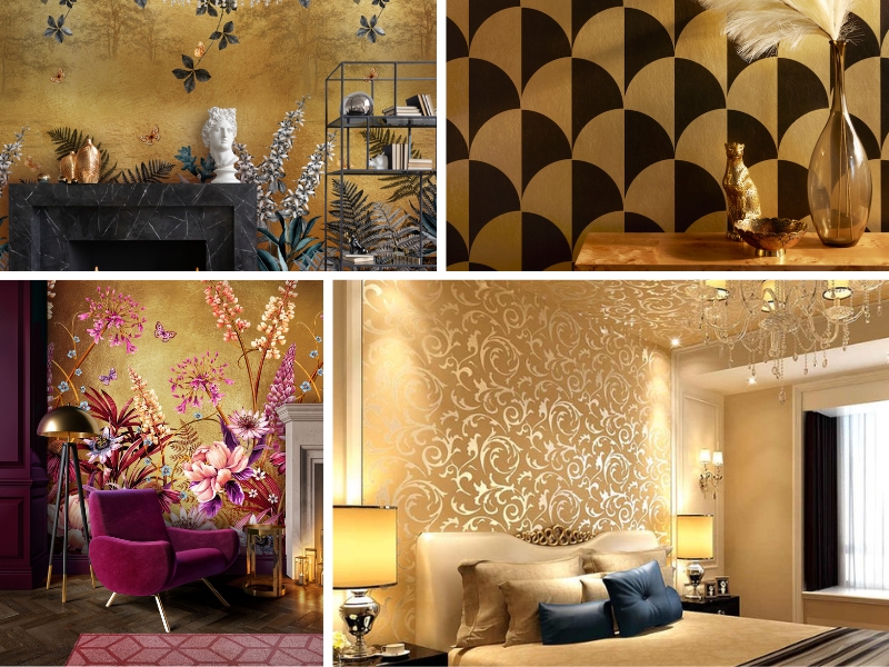 Dòng sơn cao cấp giúp mặt tường rạng rỡ như được dát những lớp vàng