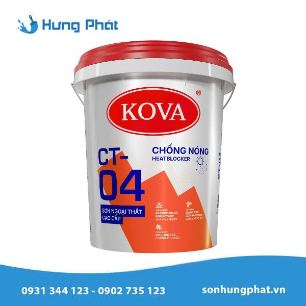 Sơn ngoại thất cao cấp KOVA CT-04 bền màu chính hãng
