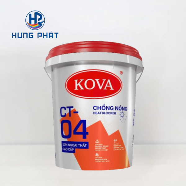 Sơn ngoại thất cao cấp KOVA CT-04 bền màu chính hãng Sơn ngoại thất cao cấp KOVA CT-04 bền màu chính hãng