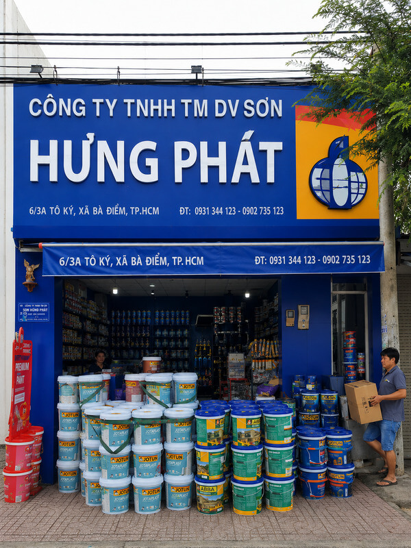 Cửa hàng sơn Hưng Phát