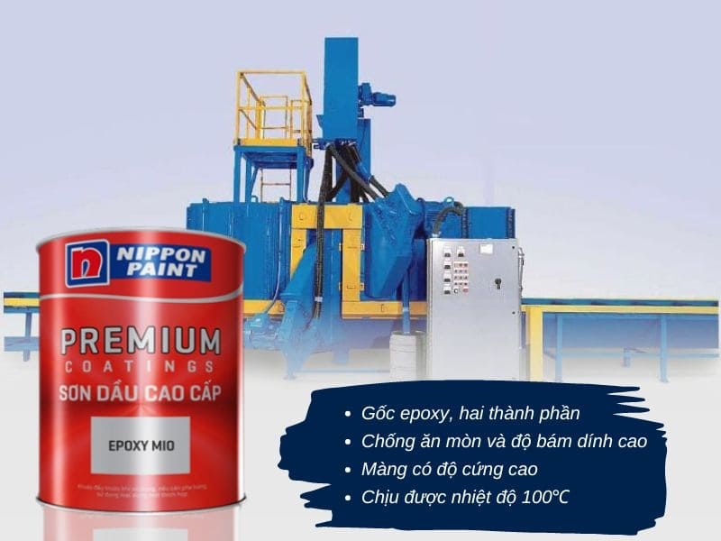 Sơn Nippon Epoxy MIO là một hệ thống bảo vệ thép chủ động Sơn Nippon Epoxy MIO là một hệ thống bảo vệ thép chủ động
