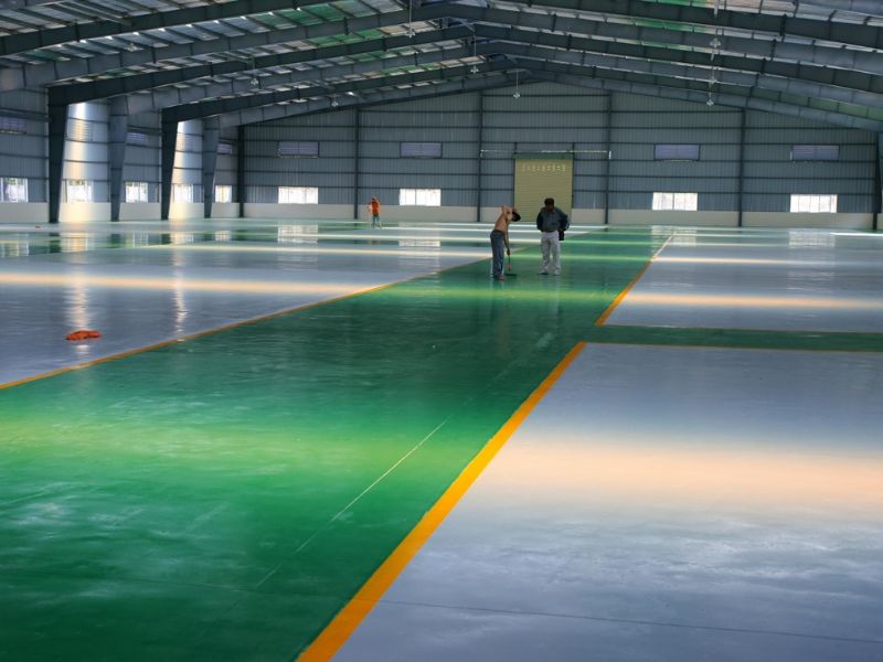 Sơn Epoxy cho sàn nhà xưởng