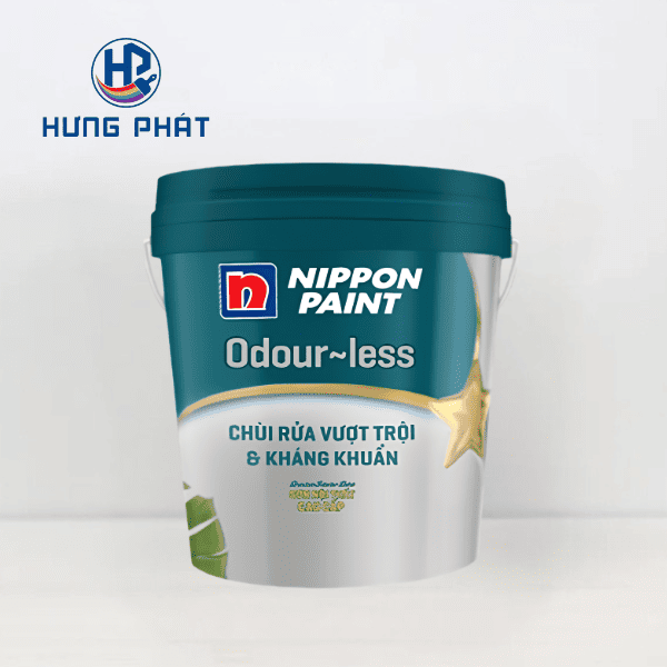 Sơn Nippon Odour-less chùi rửa vượt trội chính hãng Sơn Nippon Odour-less chùi rửa vượt trội chính hãng